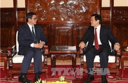 Chủ tịch nước Trương Tấn Sang tiếp Đại sứ Singapore      